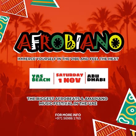 Afrobiano Festival at Yas Beach in Abu Dhabi – Nightlife OHHE.com Special Offers, Deals & Discounts