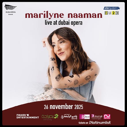 Marilyn Naaman live at Dubai Opera – Concerts OHHE.com Special Offers, Deals & Discounts