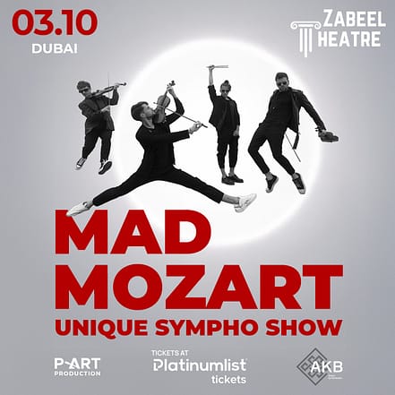 Mad Mozart: Unique Sympho Show at Zabeel Theatre in Dubai – Concerts OHHE.com Special Offers, Deals & Discounts