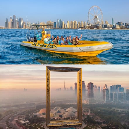 99 Minutes Premium Boat Tour + FREE Dubai Frame – Combo – Attractions Special Offers OHHE.com Special Offers, Deals & Discounts