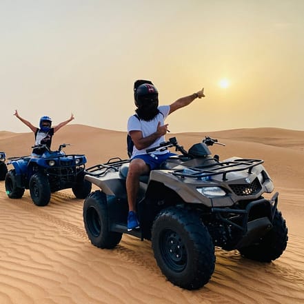 Dubai: Quad Bike Safari, Camel Ride and Refreshments – Desert safaris OHHE.com Special Offers, Deals & Discounts