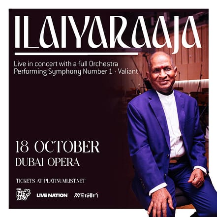 Ilaiyaraaja Live at Dubai Opera – Concerts OHHE.com Special Offers, Deals & Discounts