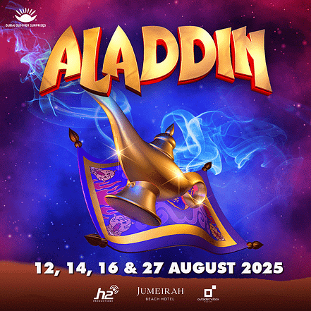 Aladdin at Jumeirah Beach Hotel – Shows and Theatrical Plays OHHE.com Special Offers, Deals & Discounts