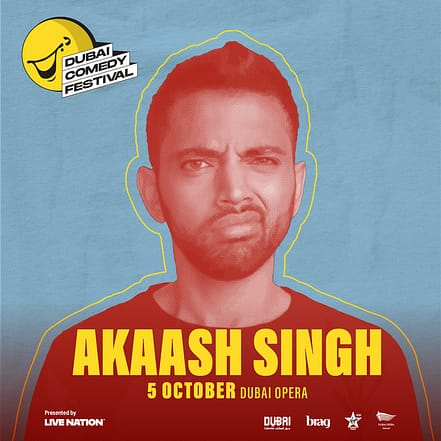 Akaash Singh Live at Dubai Comedy Festival 2025 – Comedy Events OHHE.com Special Offers, Deals & Discounts