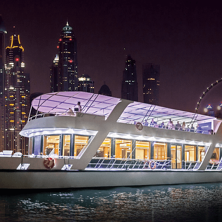 Dubai Marina Dinner Cruise with Live Music & Open Bar – Boat Tours and Cruises OHHE.com Special Offers, Deals & Discounts