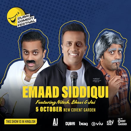 Emaad Siddiqui Live at Dubai Comedy Festival – Dubai Comedy Festival OHHE.com Special Offers, Deals & Discounts