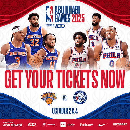 NBA Abu Dhabi Games 2025 presented by ADQ – Sports Events OHHE.com Special Offers, Deals & Discounts