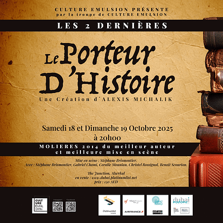 Le Porteur D’Histoire at The Junction in Dubai – Shows and Theatrical Plays OHHE.com Special Offers, Deals & Discounts