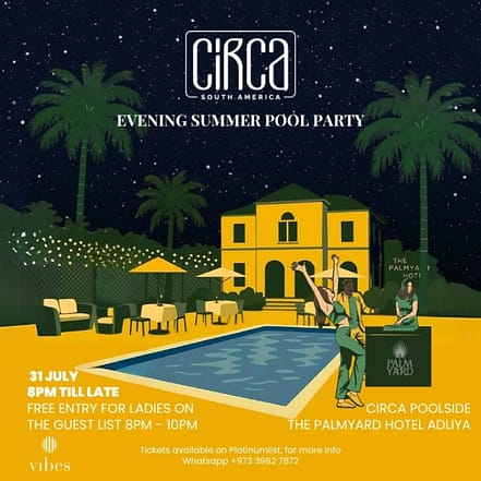 Circa x Vibes: Poolside Summer Party – Nightlife OHHE.com Special Offers, Deals & Discounts