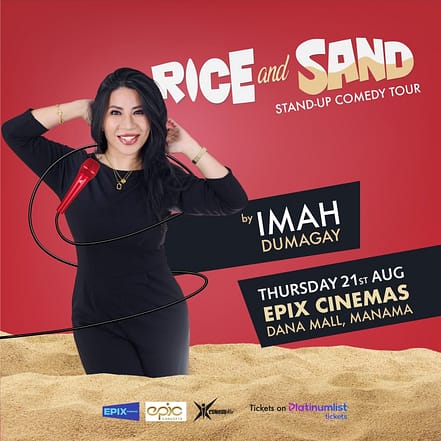 Rice & Sand by Imah in Epix Cinemas – Comedy Events OHHE.com Special Offers, Deals & Discounts