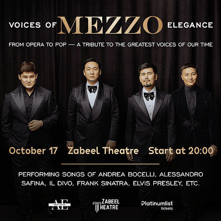 Mezzo: Voices of Elegance at Zabeel Theatre in Dubai – Classical Events OHHE.com Special Offers, Deals & Discounts