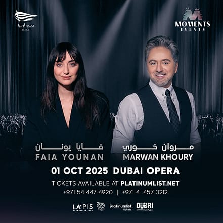 Marwan Khoury & Faia Younan in Dubai – Concerts OHHE.com Special Offers, Deals & Discounts