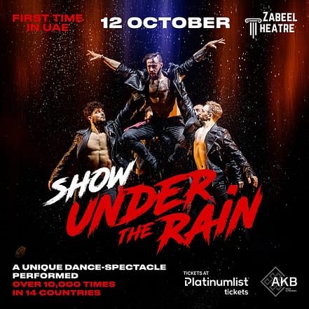 Show Under the Rain at Zabeel Theatre in Dubai – Shows and Theatrical Plays OHHE.com Special Offers, Deals & Discounts
