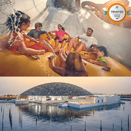 Yas Waterworld Abu Dhabi + Louvre – Combo – Combos and more adventures OHHE.com Special Offers, Deals & Discounts