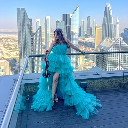 Shangri-La Balcony Flying Dress Videography Shoot – Recently Added Experiences OHHE.com Special Offers, Deals & Discounts