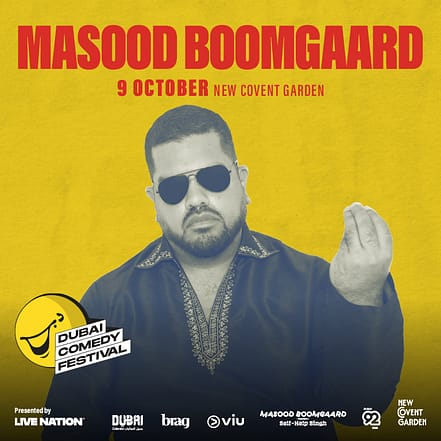 Masood Boomgaard Live at Dubai Comedy Festival – Dubai Comedy Festival OHHE.com Special Offers, Deals & Discounts