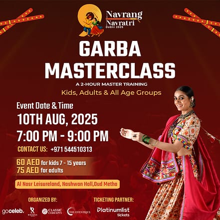 Garba Masterclass led by Professional Garba Choreographers – Desi Events OHHE.com Special Offers, Deals & Discounts
