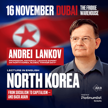 Andrei Lankov With the Lecture “North Korea: From Socialism to Capitalism — and a Little Bit Back” in Dubai – Seminar OHHE.com Special Offers, Deals & Discounts