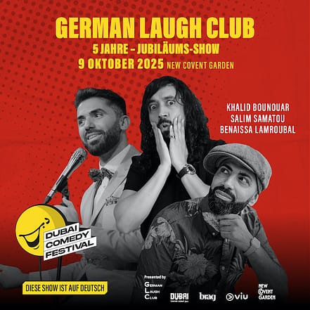 German Laugh Club 5-Year Anniversary Live at Dubai Comedy Festival – Dubai Comedy Festival OHHE.com Special Offers, Deals & Discounts