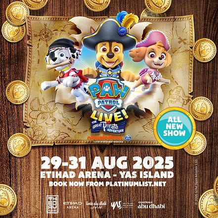 Paw Patrol Live! The Great Pirate Adventure at Etihad Arena Abu Dhabi – Kids Events OHHE.com Special Offers, Deals & Discounts