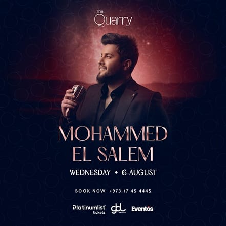 Mohammed El Salem Live at The Quarry – Concerts OHHE.com Special Offers, Deals & Discounts