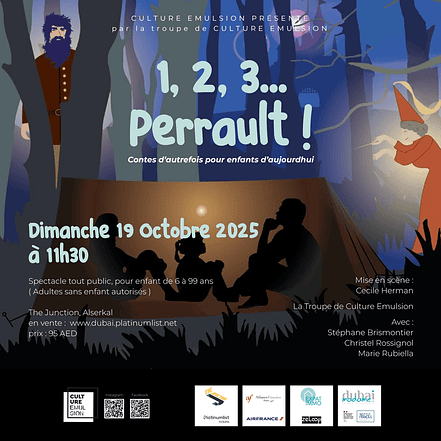 1, 2, 3 PERRAULT at The Junction in Dubai – Shows and Theatrical Plays OHHE.com Special Offers, Deals & Discounts