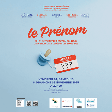 Le Prenom at The Junction in Dubai – Shows and Theatrical Plays OHHE.com Special Offers, Deals & Discounts