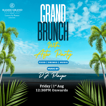 Grand Brunch with After Party at Ramee Grand – Brunches OHHE.com Special Offers, Deals & Discounts