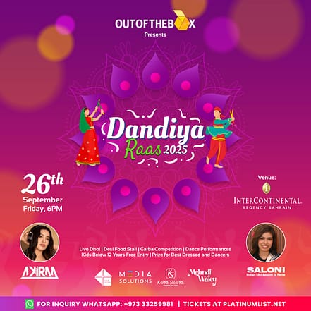 Dandiya Raas 2025 by Out of the Box – Desi Events OHHE.com Special Offers, Deals & Discounts